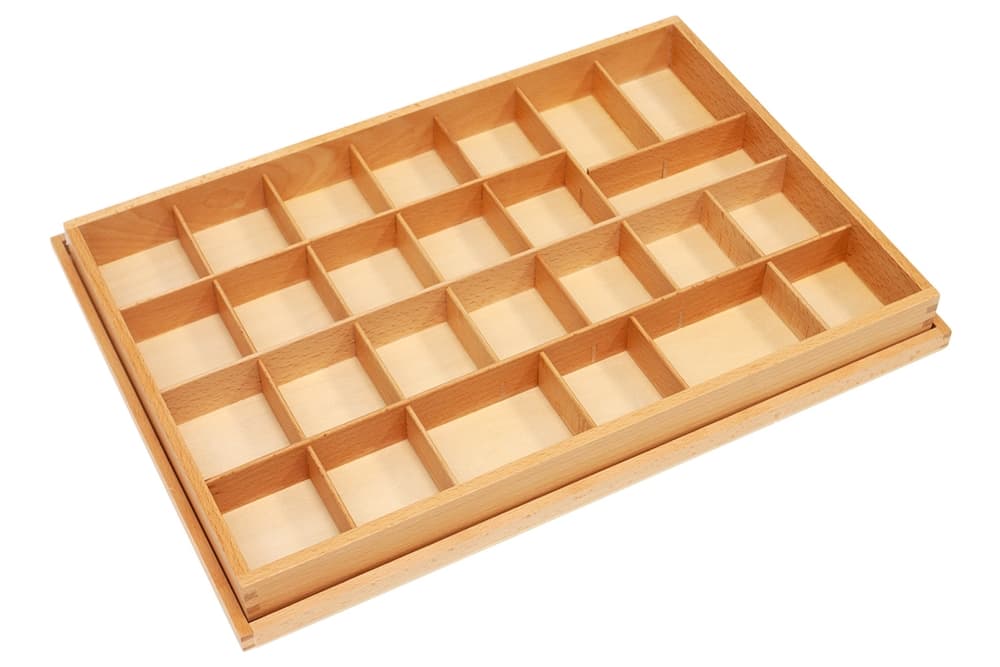 Box for Small Movable Alphabet: Cursive