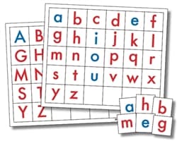 Letter Matching Mats PLC
