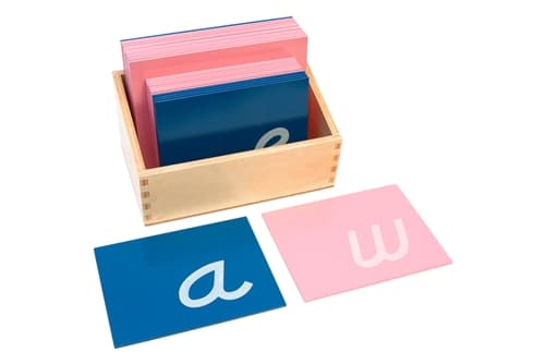 Sandpaper Letters: D'Nealian, Print