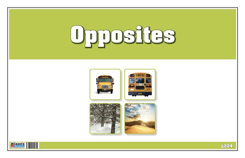 Opposites Laminate & Cut