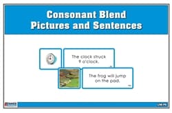 Consonant Blend Picture and Sentences