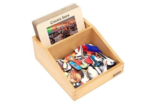 Language Wooden Classification Cards