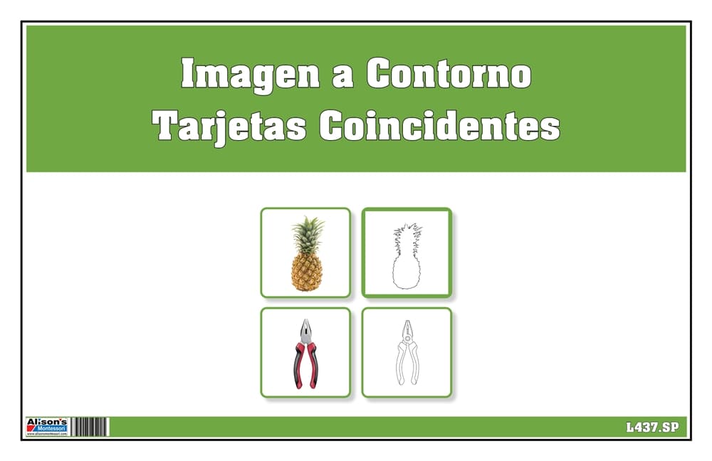 Imagen a Contorno Tarjetas Coincidentes