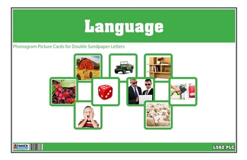 Phonogram Cards – Double Sandpaper Letters