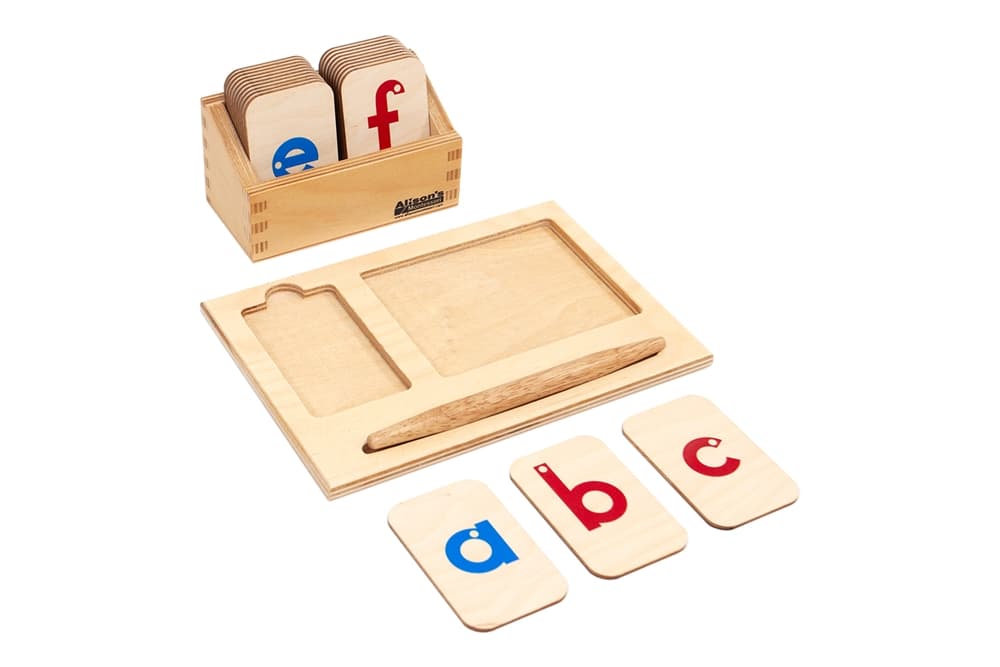 Wooden Raised Alphabet Tiles (Print Font)