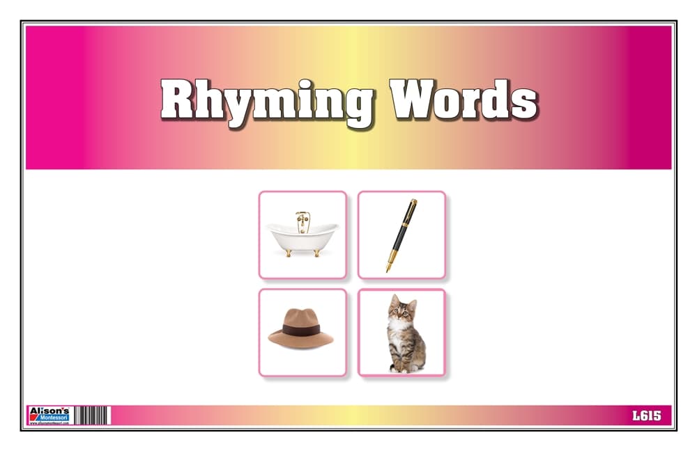 Rhyming Words Cards