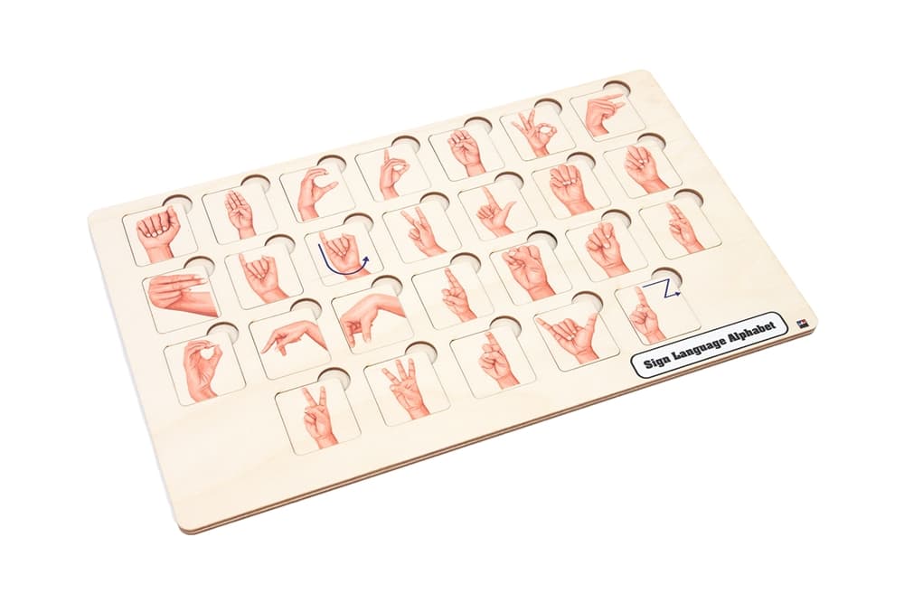 Sign Language Alphabet Puzzle