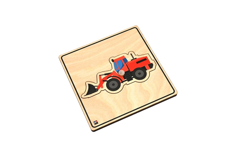 Wheel Loader Knobbed Puzzle