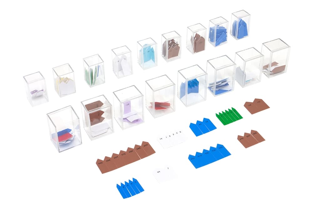 Printed Arrows for Complete Bead Material