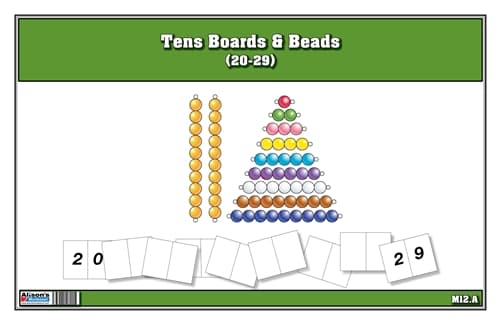 Tens Boards & Beads Activities 20-29