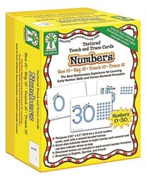 Textured Touch and Trace: Numbers Manipulative
