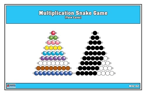 Multiplication Snake Game Task Cards
