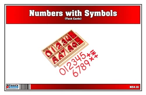 Numbers with Symbols Task Cards (Printed)