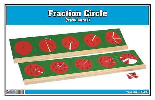 Fraction Circle Mute Cards and Arrows