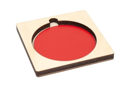 Tray for Wooden Color Bead  Fractions 1-10