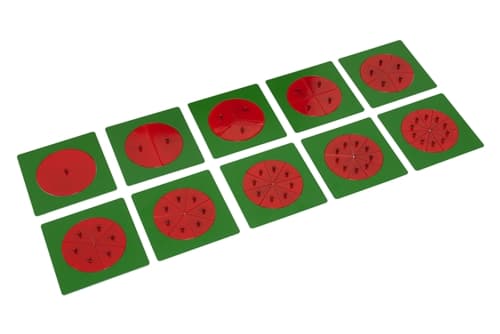 Insets for Metal Fraction Circles