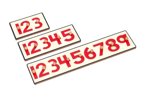 Wooden Numbers Puzzle