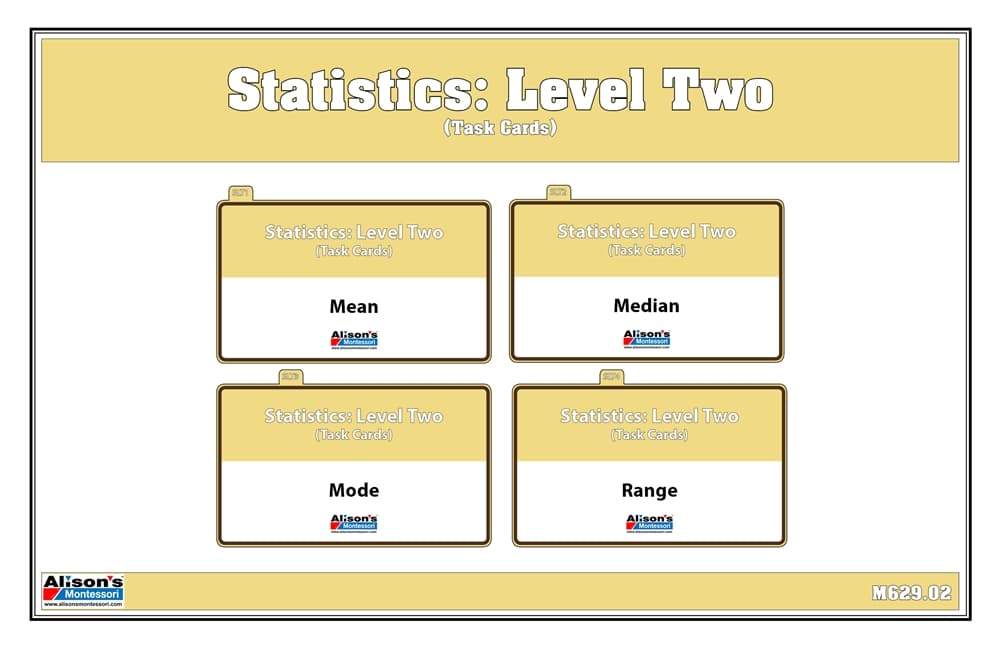 Statistics: Level Two (Task Cards)