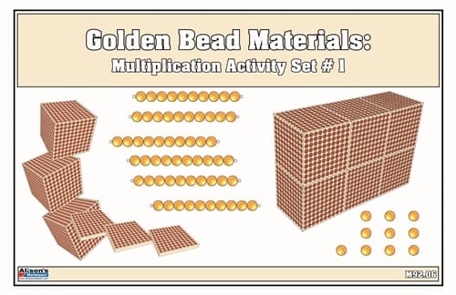 Golden Beads – Multiplication Activity Set