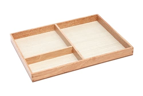 Three-Part Card Tray