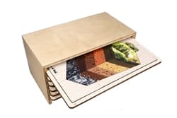Cabinet for 6 Science or Geography Puzzles
