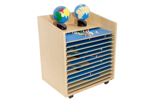 Puzzle Maps Cabinet (Premium Quality)