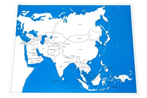 Labeled Control Chart ? Asia Map