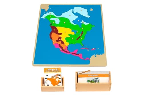 Biomes of North America Puzzle Map