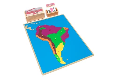 Biomes of South America Puzzle Map
