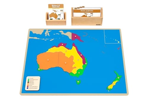 Biomes of Australia Puzzle Map Complete Set
