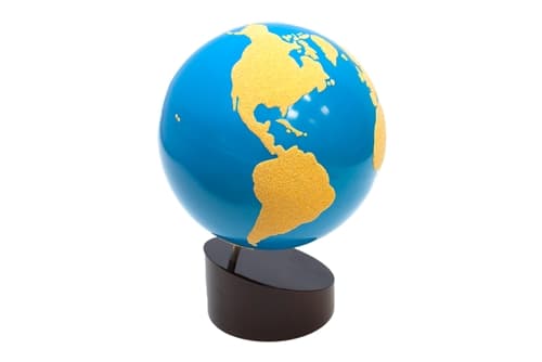 Sandpaper Globe of Land & Water (PQ)