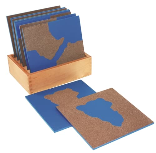 Sandpaper Land and Water Form Cards (PQ)