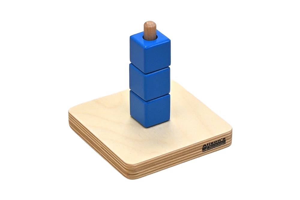 Cubes on a Vertical Dowel (Premium Quality)