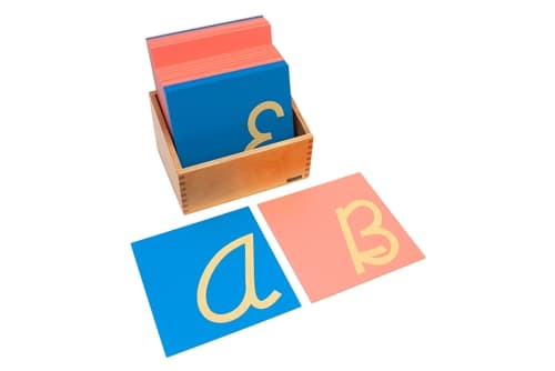 Uppercase Sandpaper Letters: Cursive (PQ)
