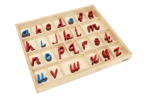 Small Movable Alphabet: D'Nealian (PQ)