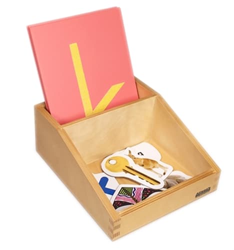 Wooden Tray for Sandpaper Letters and Objects