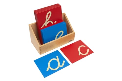 Turkish Lowercase Sandpaper Letters
