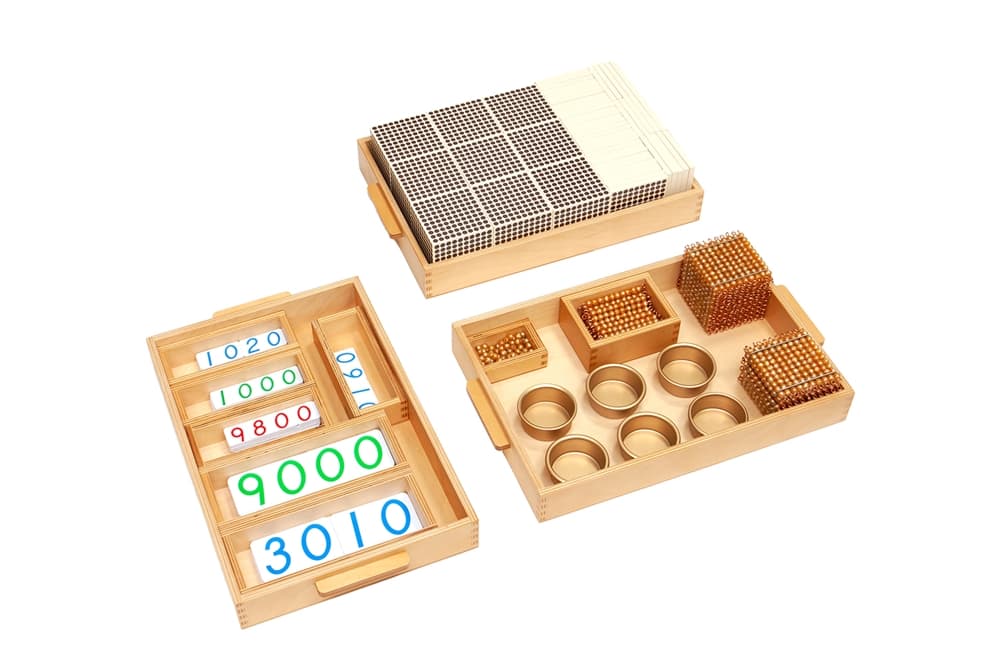 Golden Beads with Plastic Cards (Premium)