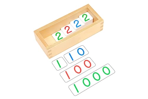 Small Plastic Number Cards 1?3000 (Premium)