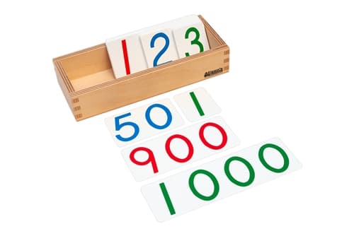 Large Plastic Number Cards 1?1000 (Premium)