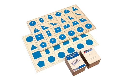 Geometric Cabinet Shapes Puzzle - Set