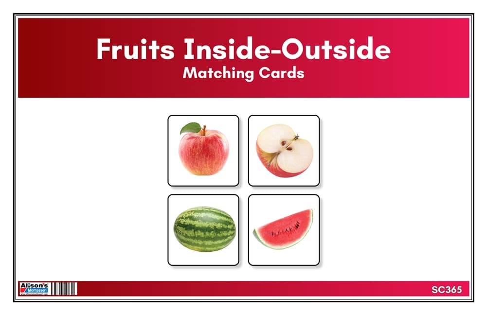 Fruits Inside-Outside Matching Cards