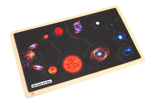 Life Cycle of a Star Puzzle and Cards (3-6)