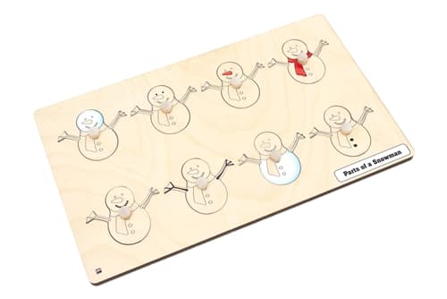 Parts of a Snowman Puzzle