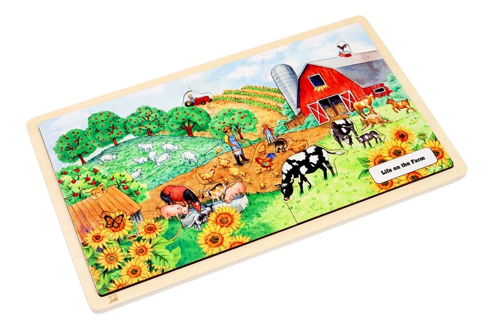 Life on the Farm Puzzle & Nomenclature Cards (6-9)