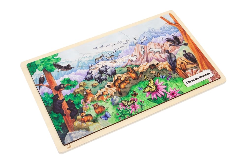 Mountain Life – Puzzle & Nomenclature Cards (6–9)
