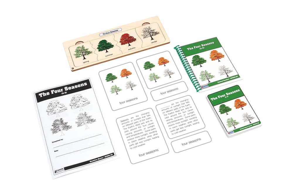 Four Seasons Puzzle with Cards (6–9)