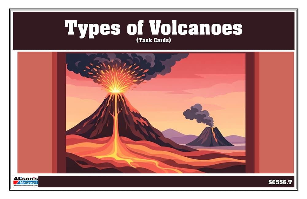 Types of Volcanoes Task Cards