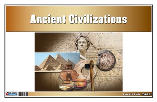 Ancient Civilizations Timeline Cards (Printed)