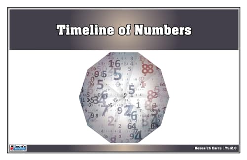 Timeline of Numbers Research Cards